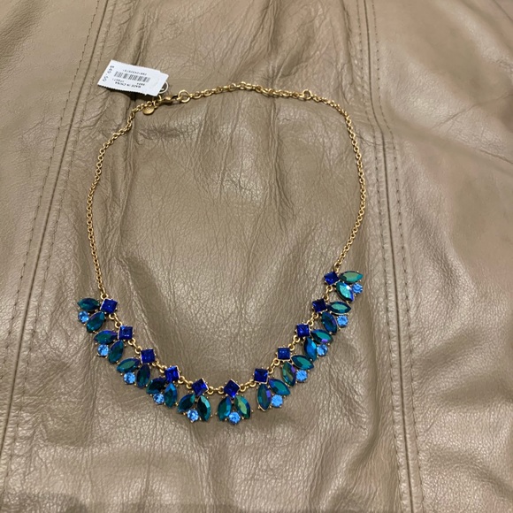 J. Crew Jewelry - J. Crew Blue and Gold Necklace